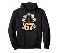 Design Effrayant hanté par 67 Meme Number Sweat à Capuche