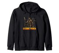 Design égyptien Anubis Warrior Eternal Power Sweat à Capuche