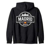 Design élégant avec icône d'ours et d'horizon de Madrid Sweat à Capuche