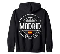 Design élégant avec icône d'ours et d'horizon de Madrid Sweat à Capuche