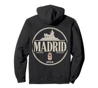 Design élégant avec icône d'ours et d'horizon de Madrid Sweat à Capuche