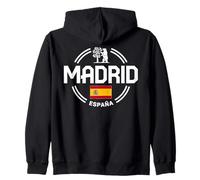 Design élégant avec icône d'ours et d'horizon de Madrid Sweat à Capuche