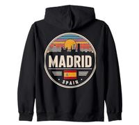 Design élégant avec icône d'ours et d'horizon de Madrid Sweat à Capuche