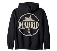 Design élégant avec icône d'ours et d'horizon de Madrid Sweat à Capuche