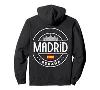 Design élégant avec icône d'ours et d'horizon de Madrid Sweat à Capuche