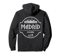 Design élégant avec icône d'ours et d'horizon de Madrid Sweat à Capuche