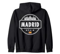 Design élégant avec icône d'ours et d'horizon de Madrid Sweat à Capuche