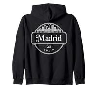 Design élégant avec icône d'ours et d'horizon de Madrid Sweat à Capuche