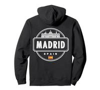 Design élégant avec icône d'ours et d'horizon de Madrid Sweat à Capuche