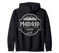 Design élégant avec icône d'ours et d'horizon de Madrid Sweat à Capuche