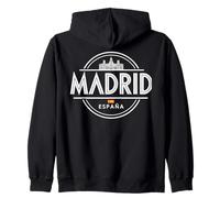 Design élégant avec icône d'ours et d'horizon de Madrid Sweat à Capuche