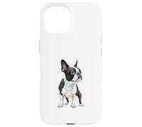 Design élégant avec Un Bouledogue français Coque pour iPhone 15
