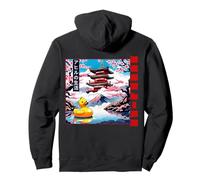 Design élégant cadeau japonais Duck Life Cherry Blossom Street Sweat à Capuche
