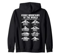 Design emblématique des Montagnes du Monde légendaire Sweat à Capuche