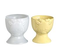 Design en silicone souple en forme d'élan en relief pour supports de plâtre, projets de décoration de Noël, motif de couture tricotée, tasse de rangement