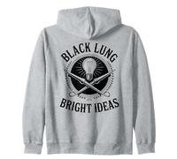 Design Enclume de Forgeron - Black Lung Bright Ideas Graphic Sweat à Capuche