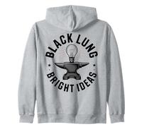 Design Enclume de Forgeron - Black Lung Bright Ideas Graphic Sweat à Capuche