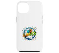 Design énergétique coloré sans limites Coque pour iPhone 13