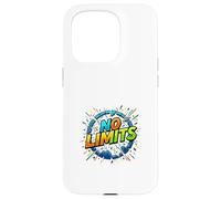 Design énergétique coloré sans limites Coque pour iPhone 15 Pro