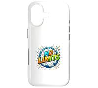 Design énergétique coloré sans limites Coque pour iPhone 17