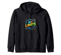 Design énergétique coloré sans limites Sweat à Capuche