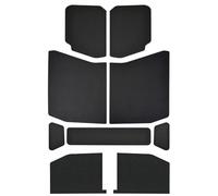 Design Engineering Jeep Jl 4Dr 2018 et plus Kit de garniture de toit Noir 9 pièces