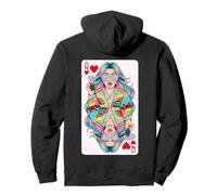 Design esthétique coloré Queen Hearts Highway Trip Sweat à Capuche