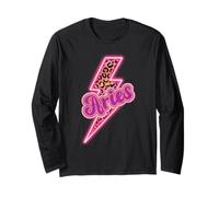 Design esthétique en Forme de Tonnerre en Forme de léopard bélier Manche Longue