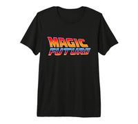 Design esthétique rétro des années 80 Magic Future T-Shirt Haut de Gamme