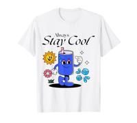 Design Estival Amusant avec Inscription « Stay Cool » T-Shirt