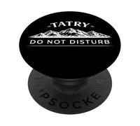 Design extérieur en Mode Silence des Tatras PopSockets PopGrip Adhésif