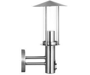 Design extérieur Mur Façade Lampe en acier inoxydable Verre IP44 Détecteur de mouvement