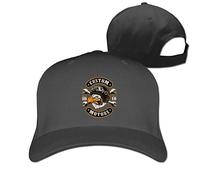 Design Fashion Custom Motors Motorcycle Adjustable Hip Hop Hat for Men Womens,Black