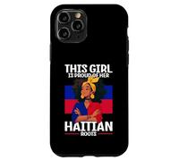 Design fière de fille haïtienne pour les amoureux d'Haïti Coque pour iPhone 11 Pro