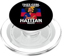 Design fière de fille haïtienne pour les amoureux d'Haïti PopSockets PopGrip pour MagSafe