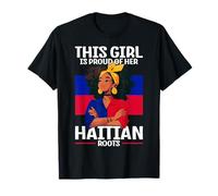 Design fière de fille haïtienne pour les amoureux d'Haïti T-Shirt