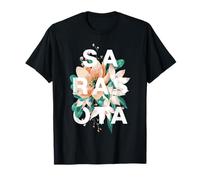 Design Floral de Sarasota, Floride, Sarasota Beach, Floride T-Shirt