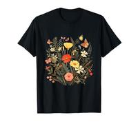 Design floral sauvage romantique, esthétique bohème T-Shirt