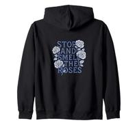 Design Floral « Stop and Smell The Roses » Sweat à Capuche