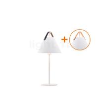 Design for the People Strap Lampe de table blanc