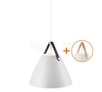 Design for the People Strap Suspension, ø36 cm - blanc