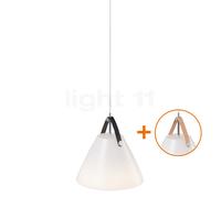 Design for the People Strap Suspension Verre opale