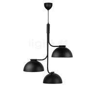 Design for the People Tullio Suspension 3 foyers noir