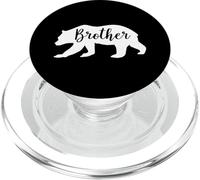 Design frère Ours Mignon Faune Nature thème PopSockets PopGrip pour MagSafe