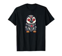 Design futuriste robot pingouin science-fiction T-Shirt