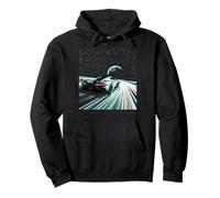 Design futuriste Space Hypercar Speed Warp Galaxy Racing Sweat à Capuche