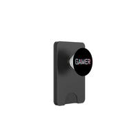 Design Gamer avec Joueur écrit sans se concentrer dans Un Style rétro PopSockets PopWallet pour MagSafe