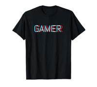 Design Gamer avec Joueur écrit sans se concentrer dans Un Style rétro T-Shirt