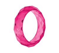 Design géométrique à facettes en résine transparente à la mode, décoration élégante pour les occasions spéciales, brassard géométrique tendance, taille unique, Comme décrit