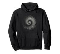 Design géométrique en Spirale hypnotique Abstrait Illusion d'optique Sweat à Capuche
